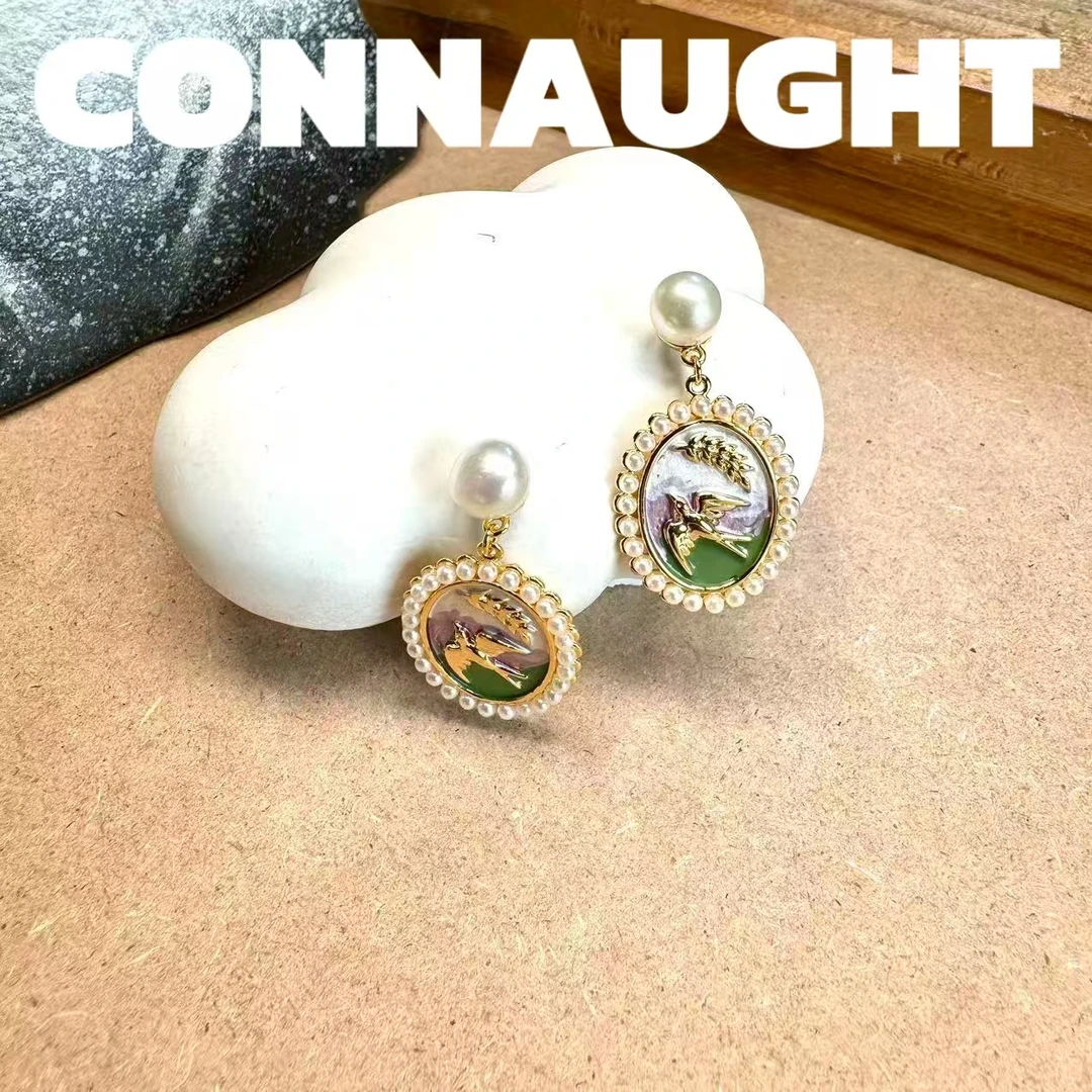 耳饰 正品CONNAUGHT油画系列【南飞的燕】YW275