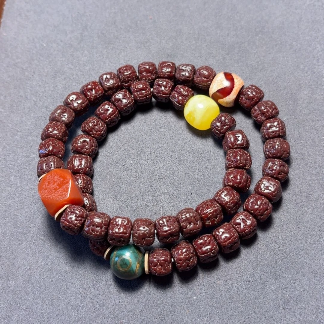 吊坠金刚菩提老金刚双圈10mm