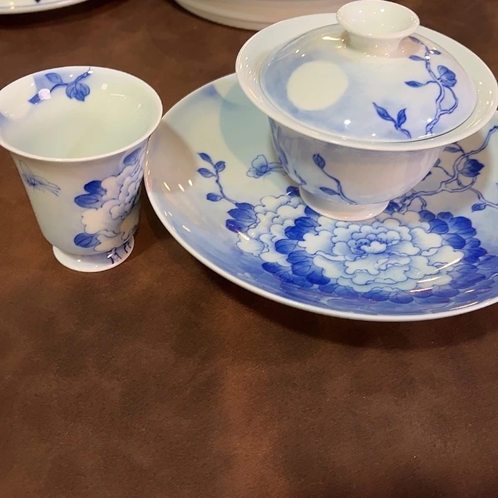 錡镇堂手工手绘三件套装