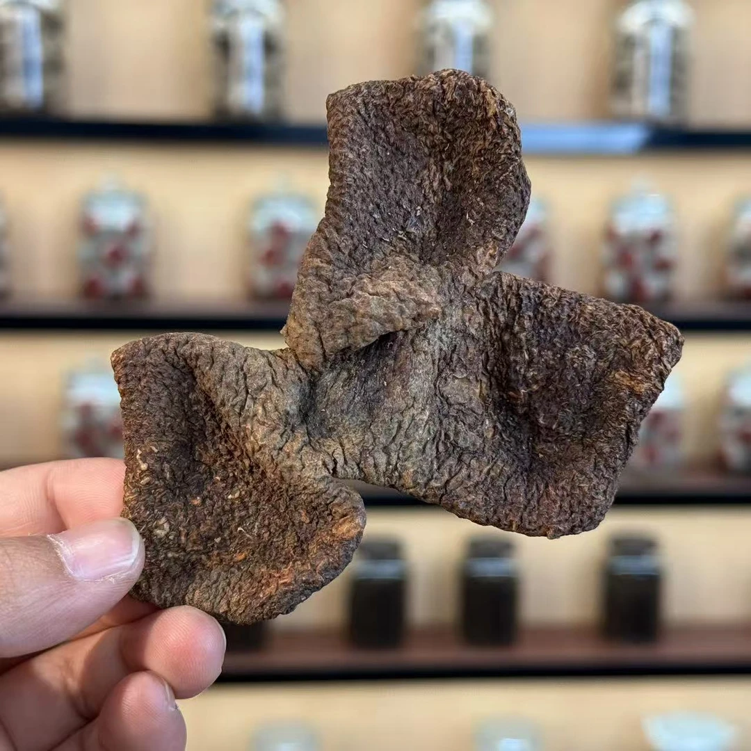 【老古董】2011年南坦狗腩原枝冬后大红正宗新会陈皮收藏送礼