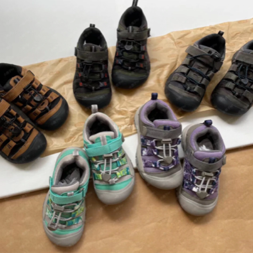 户外帆布徒步儿童登山鞋