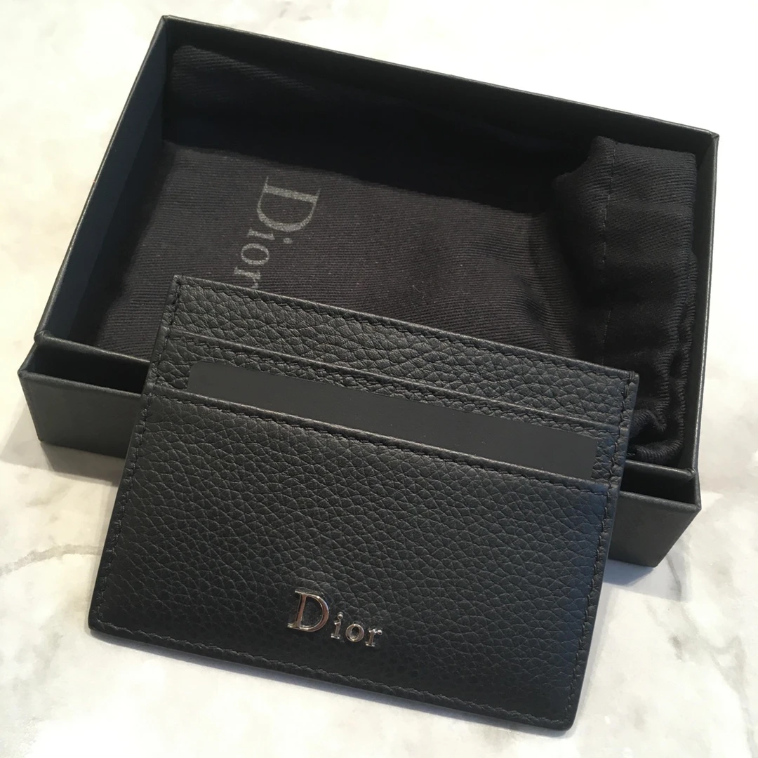 全新未使用 DIOR/迪奥 Dior 黑色卡包/名片夹/全新未使用/NB1195