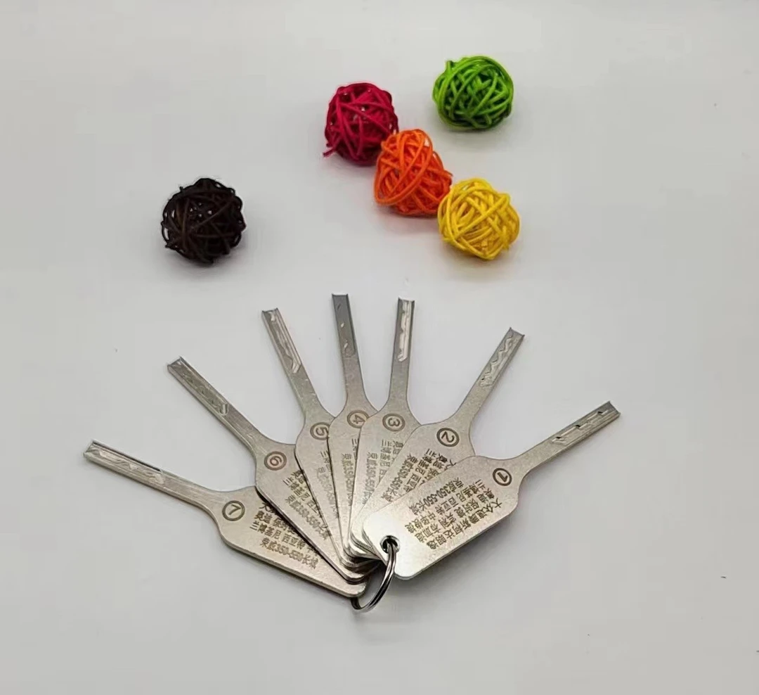 内铣维修工具适用于大众系列八齿以下车门锁维修及其他车锁检测