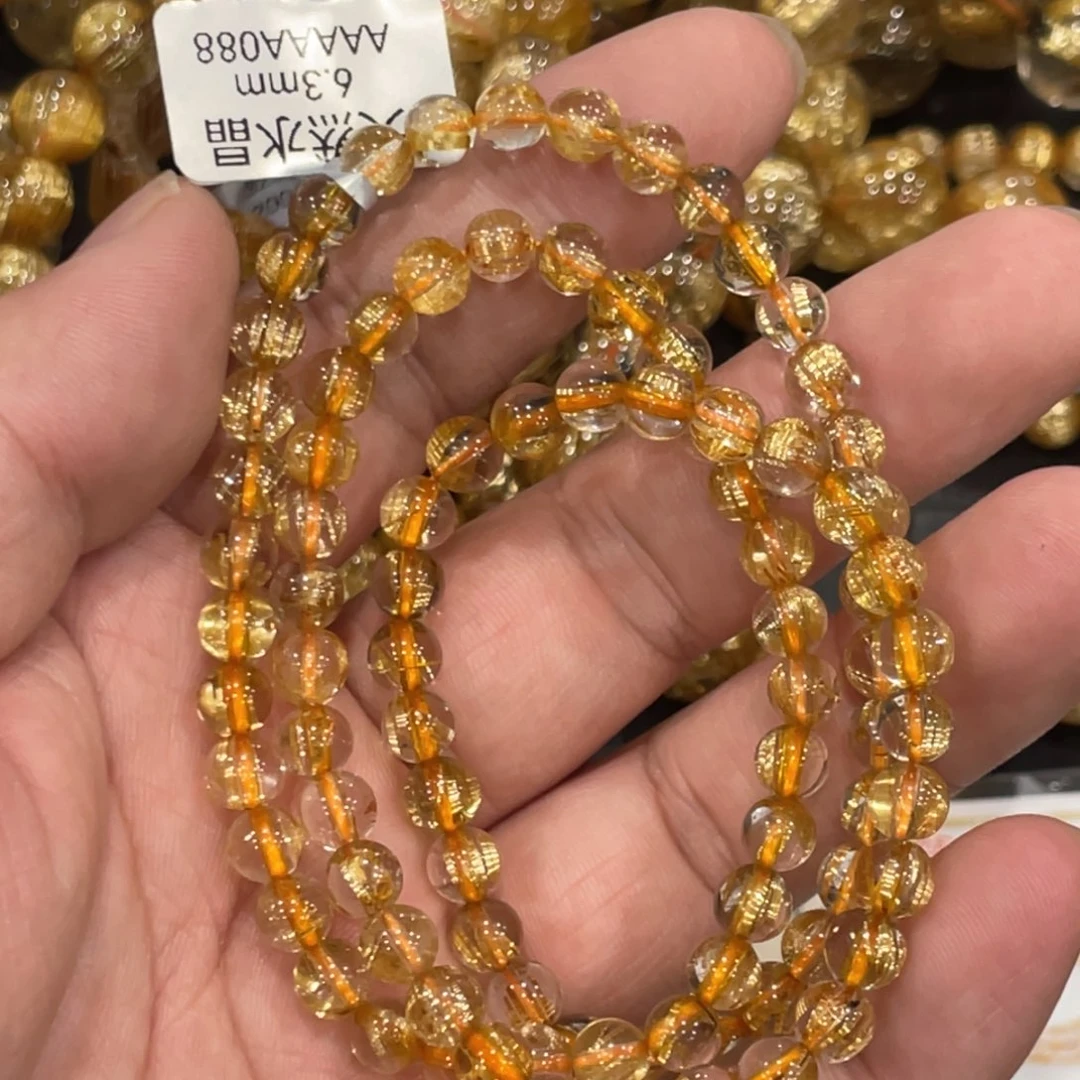 水晶手链未镶嵌d302钛晶