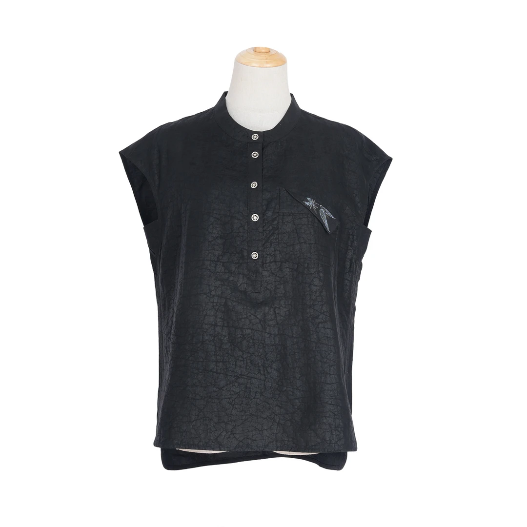 [丽歌]FY8130204香云纱龟纹上衣