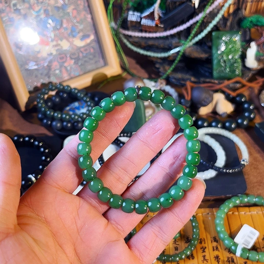 云****和田玉未镶嵌手链