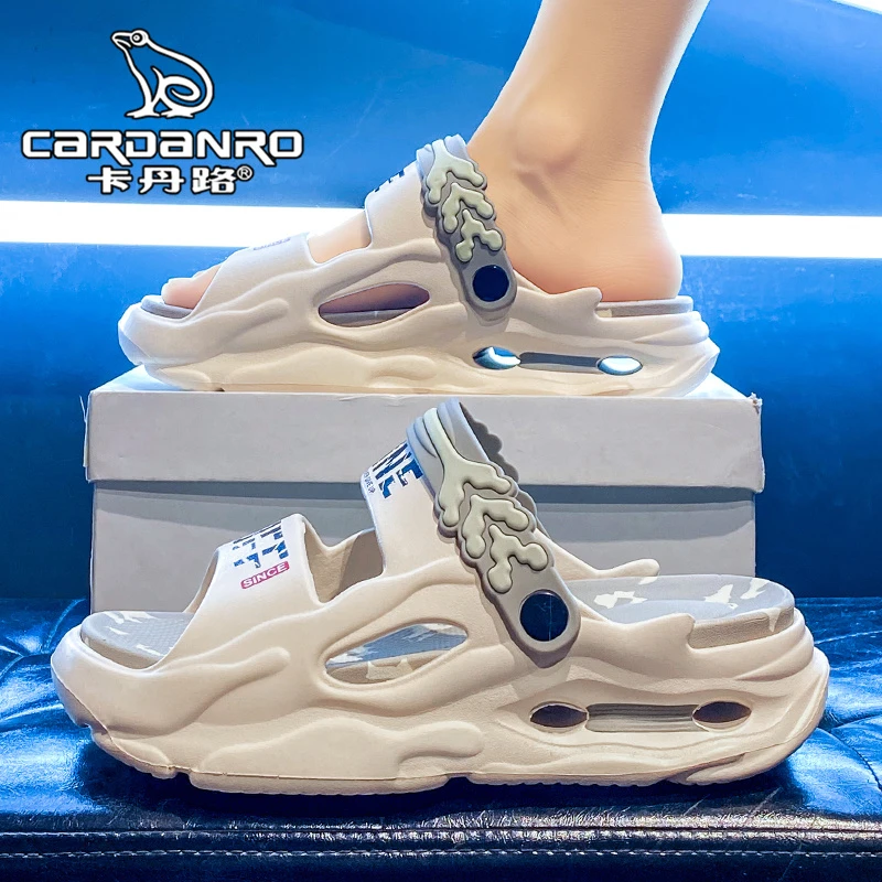 意大利卡丹路拖鞋男潮牌夏季外穿防滑软底休闲开车两用沙滩凉拖鞋