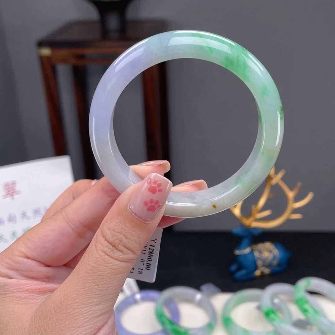 未镶嵌手镯翡翠53.6
