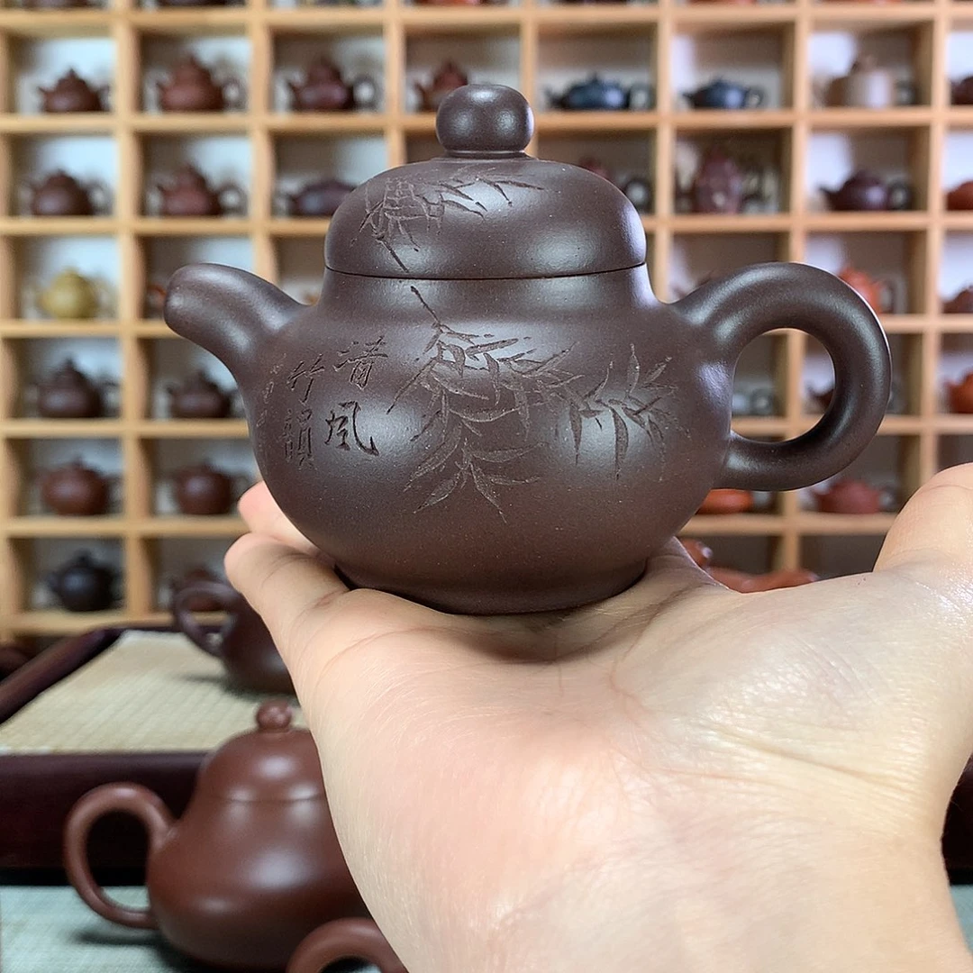 茶壶紫砂紫砂壶手工制作1