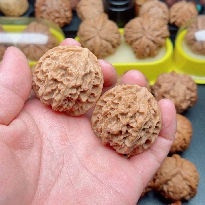 吊坠文玩核桃三角苹果园39×39×38