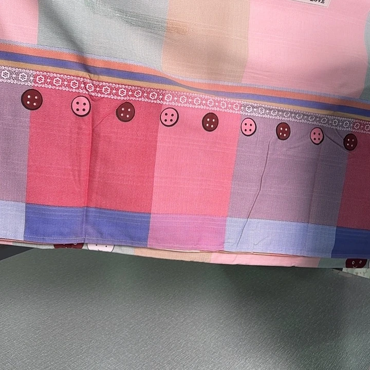 棉粗布瑕疵小兔子床单6号