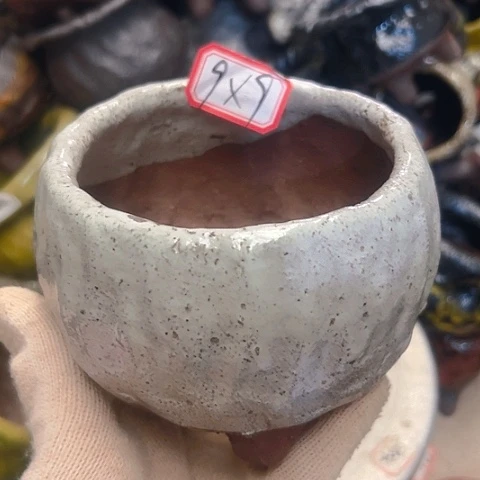 粗陶花盆手工花盆制作
