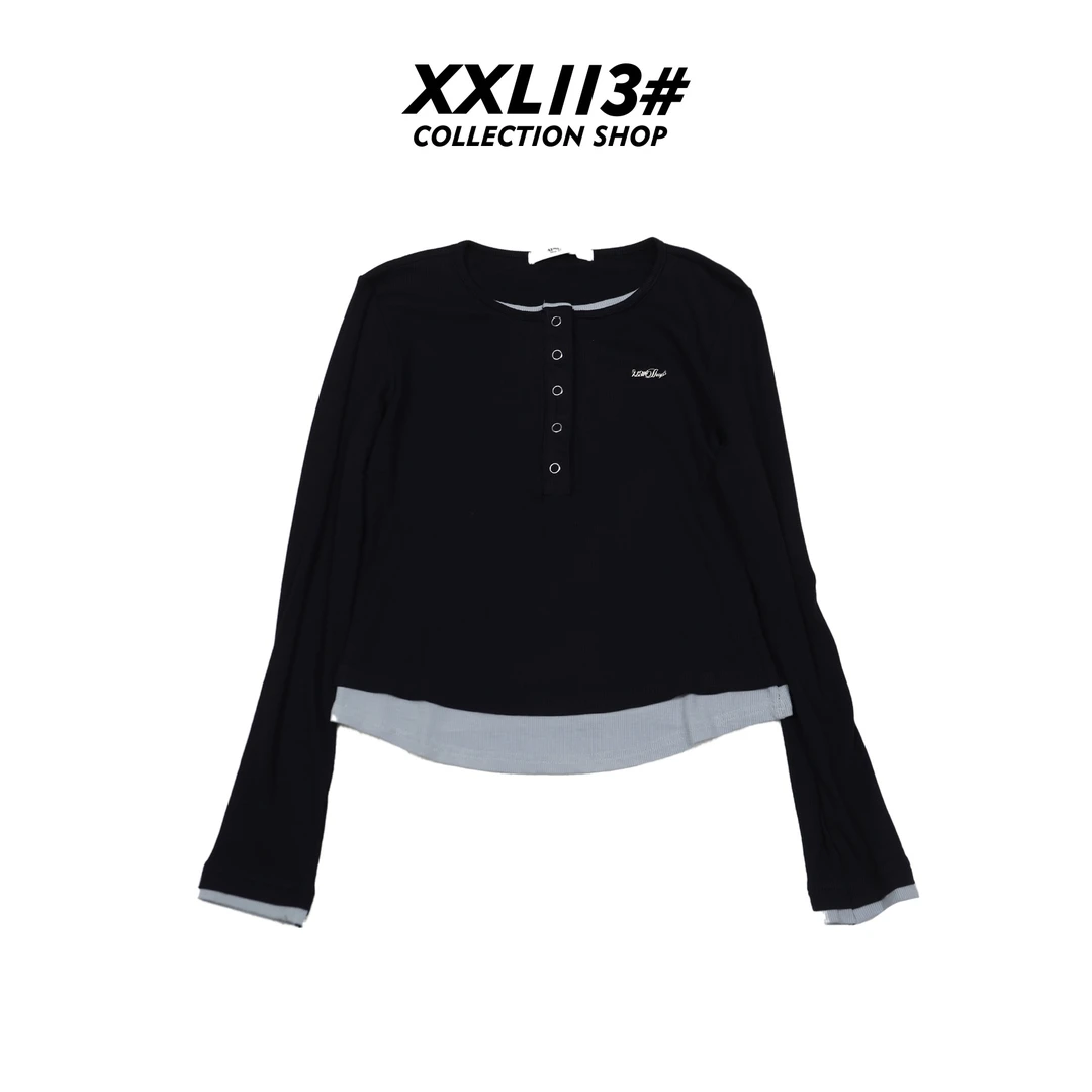 113* CENTRALIZED SHOP常规字母短款INS风圆领T恤X5F27G6544