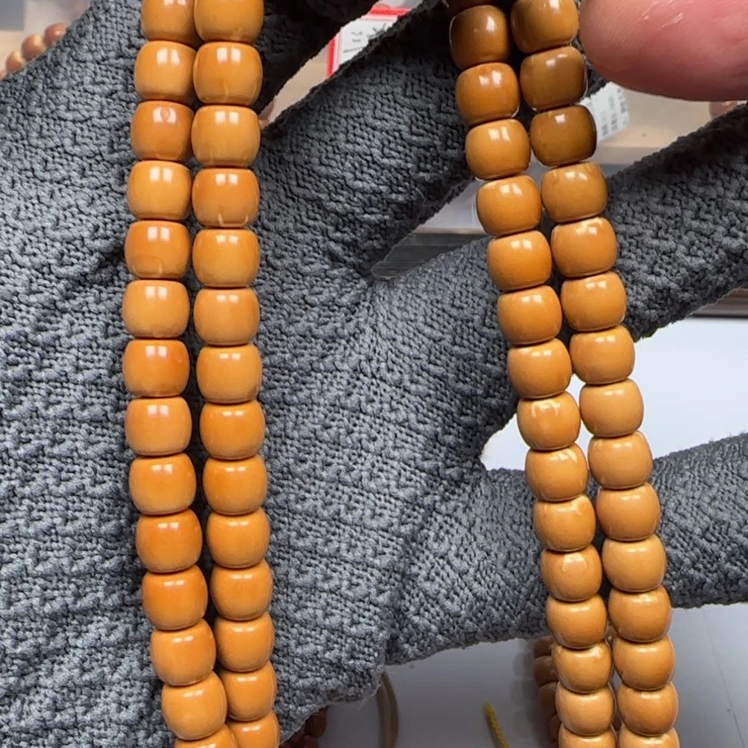 橄榄核手串老挝8.0mm三花108