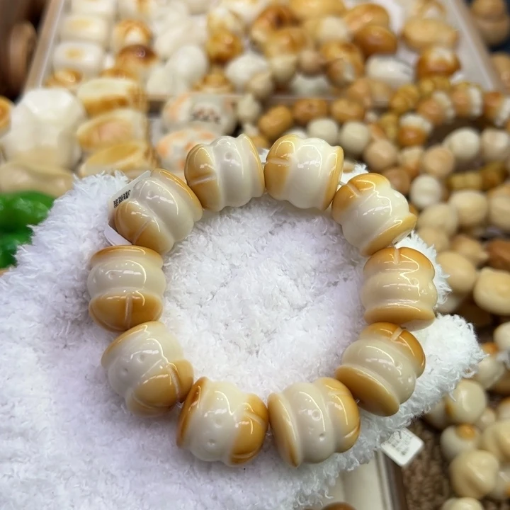 把件菩提根/象牙果60 象牙果原果雕刻炭烧呆呆堡微瑕