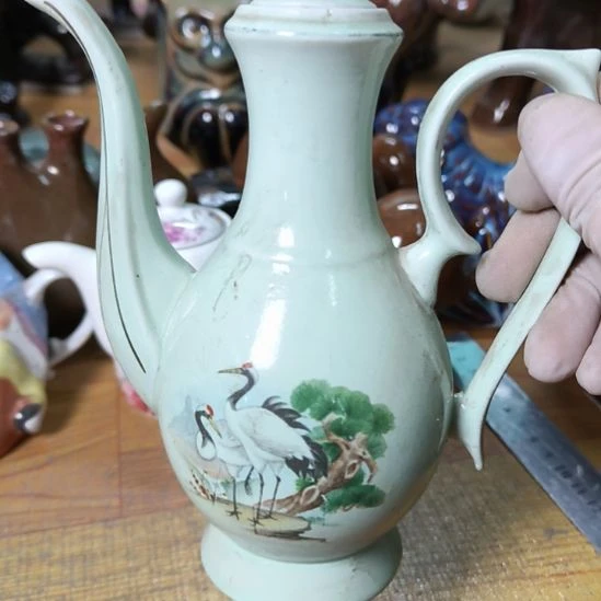 瓷片磁州窑五厂盘碗壶杯有瑕疵