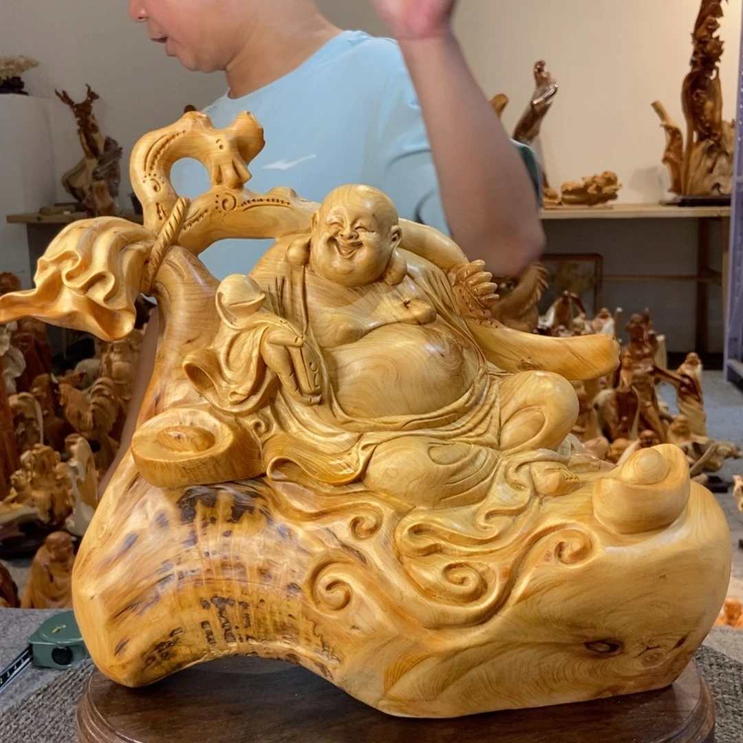 柏木（崖柏）太行崖柏根雕摆件