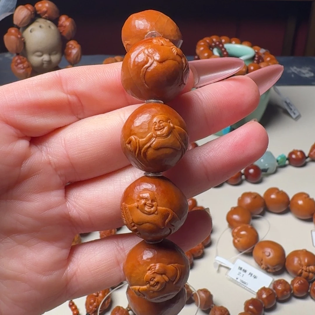 橄榄核手串/手链手工弥勒