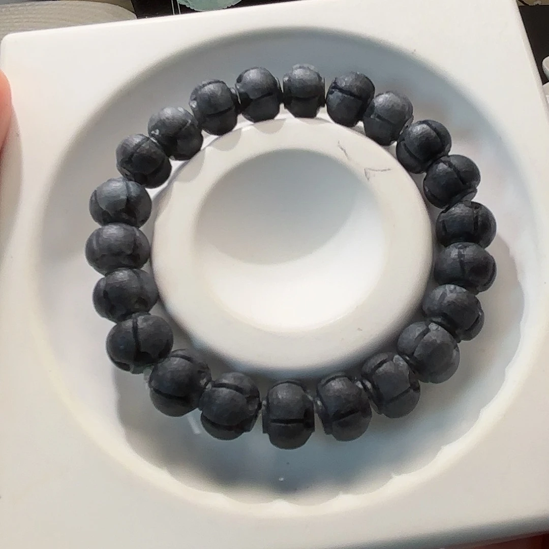 定制翡翠未镶嵌天然缅甸翡翠Ａ货乌鸡莲花珠不退不换