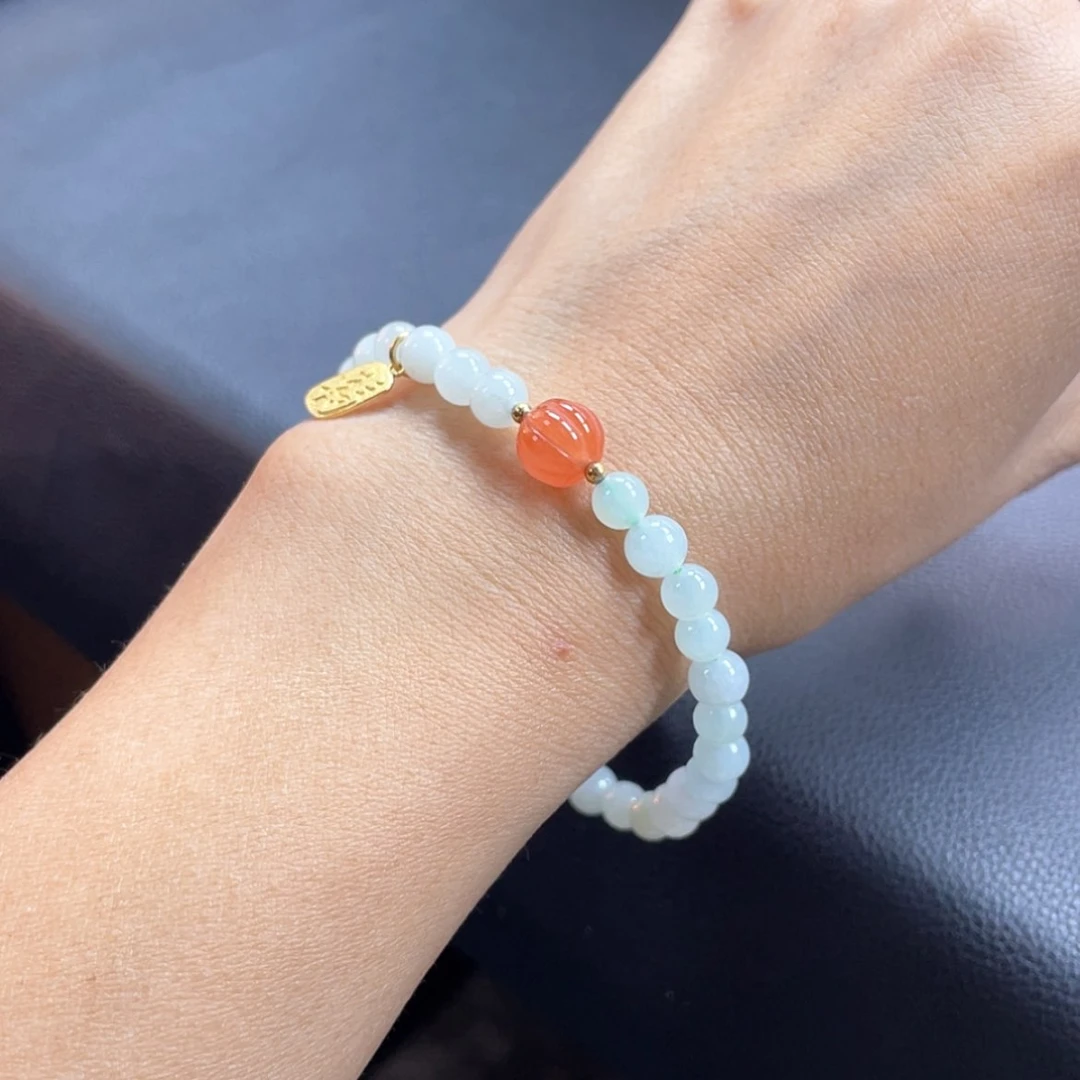 【闪购商品】翡翠手串未镶嵌59号 甜绿