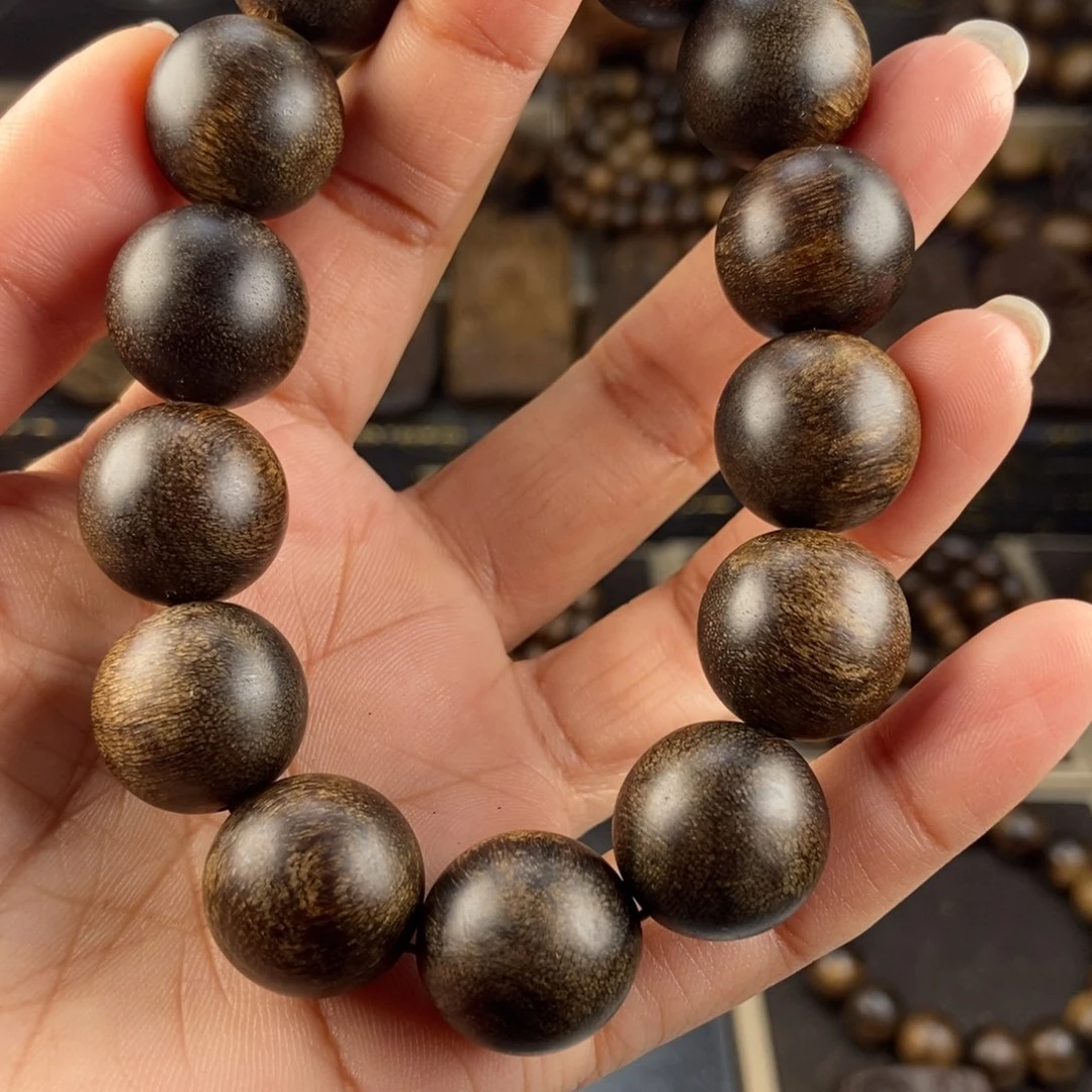 沉香手串赤**血越南芽庄白棋楠