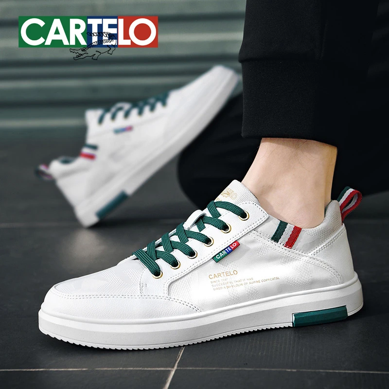 卡帝乐男鞋春季潮流休闲透气一脚蹬帆布鞋冰丝板鞋男士新款小白鞋