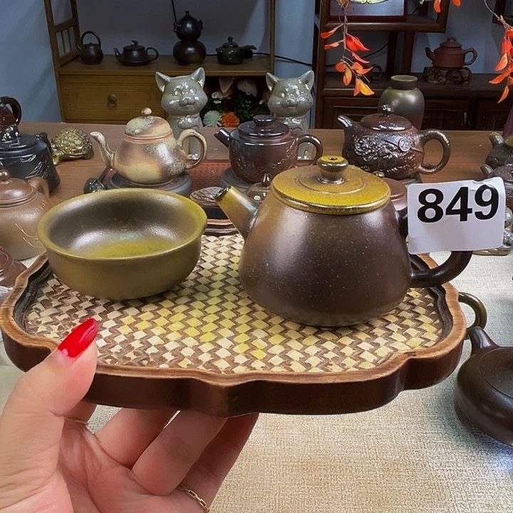 柴烧壶泡茶香柴燒壺泡茶香