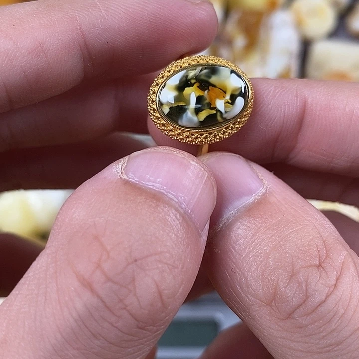 未镶嵌琥珀裸石我