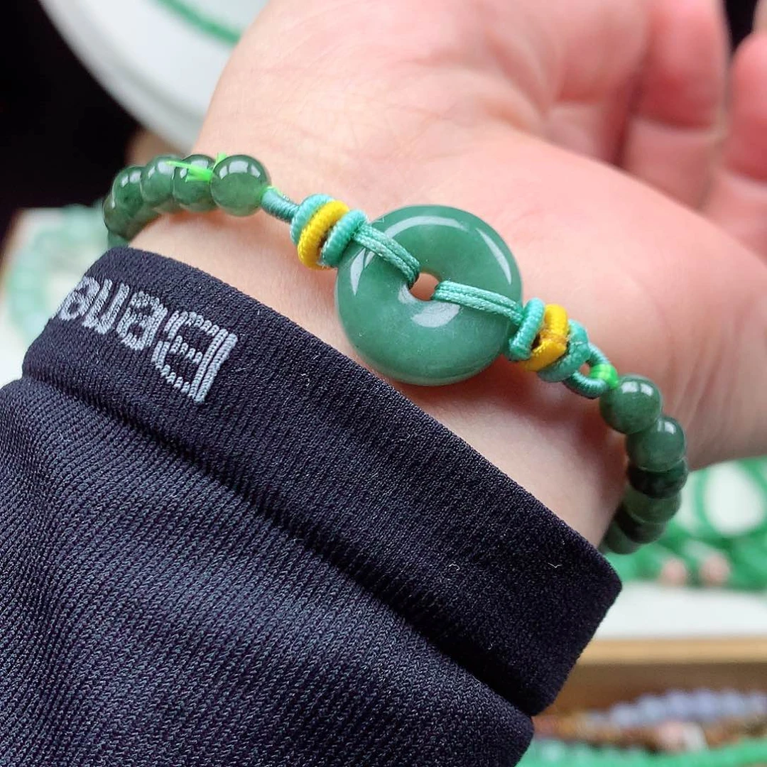 未镶嵌手链翡翠翡翠