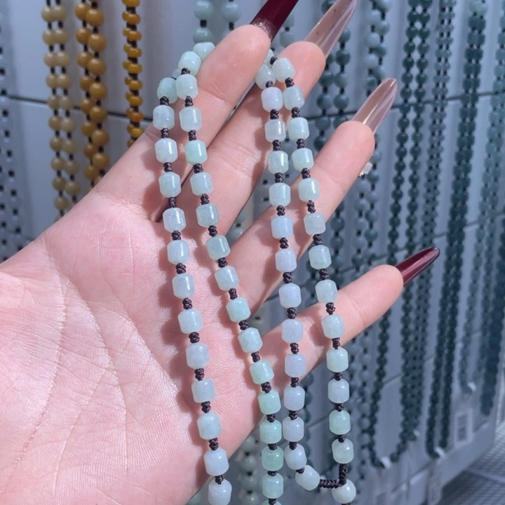 翡翠未镶嵌颈饰纯天然