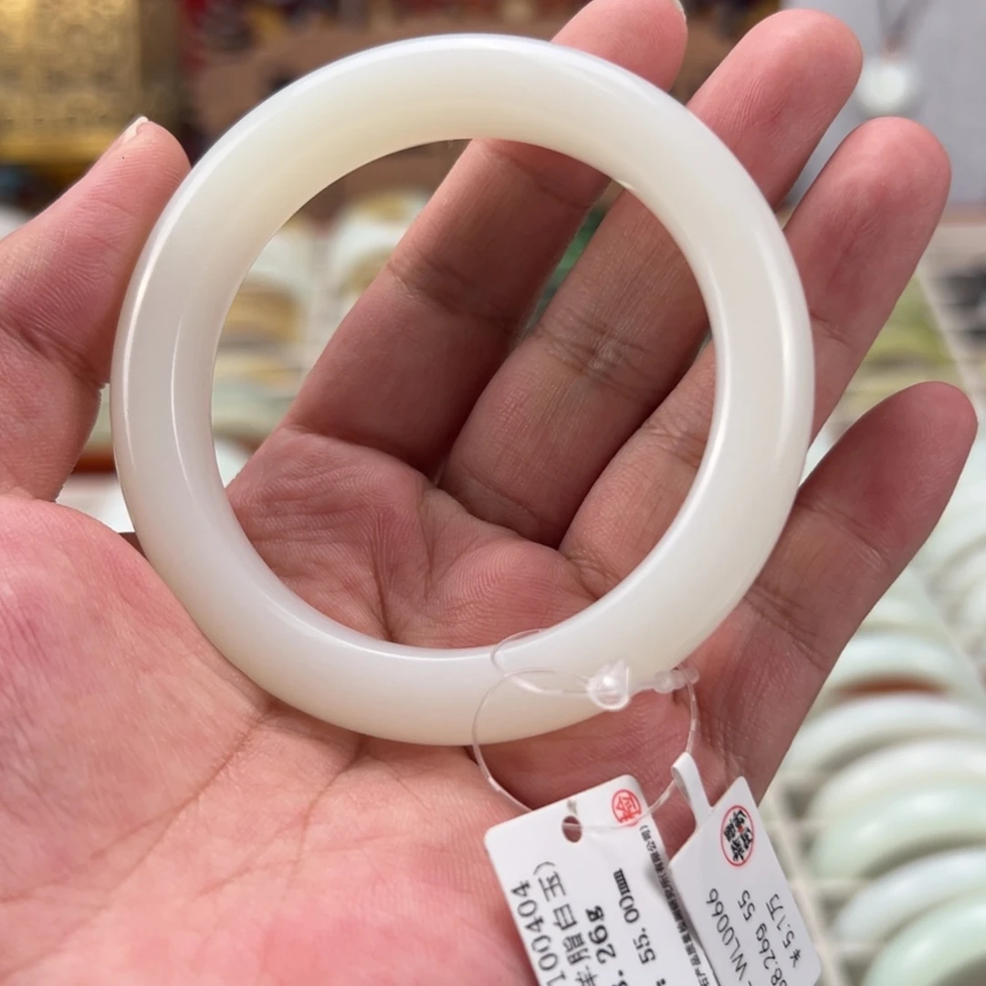 和田玉（白玉）未镶嵌手镯天然新疆和田玉羊脂玉