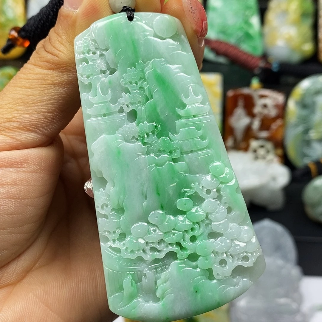 定制翡翠未镶嵌翡翠Ａ货一物一证