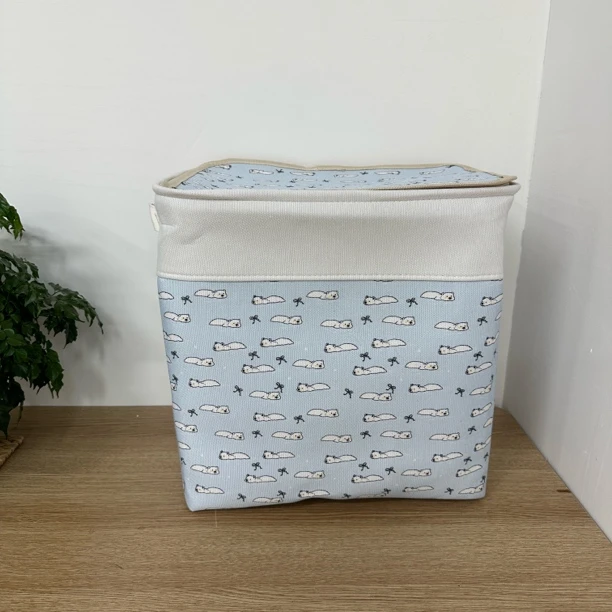 【北极熊】玩具收纳筐玩具收纳框杂物收纳袋布艺可折叠防水防潮