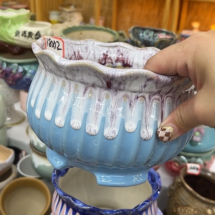 福利品！9.99包邮多肉陶瓷花盆