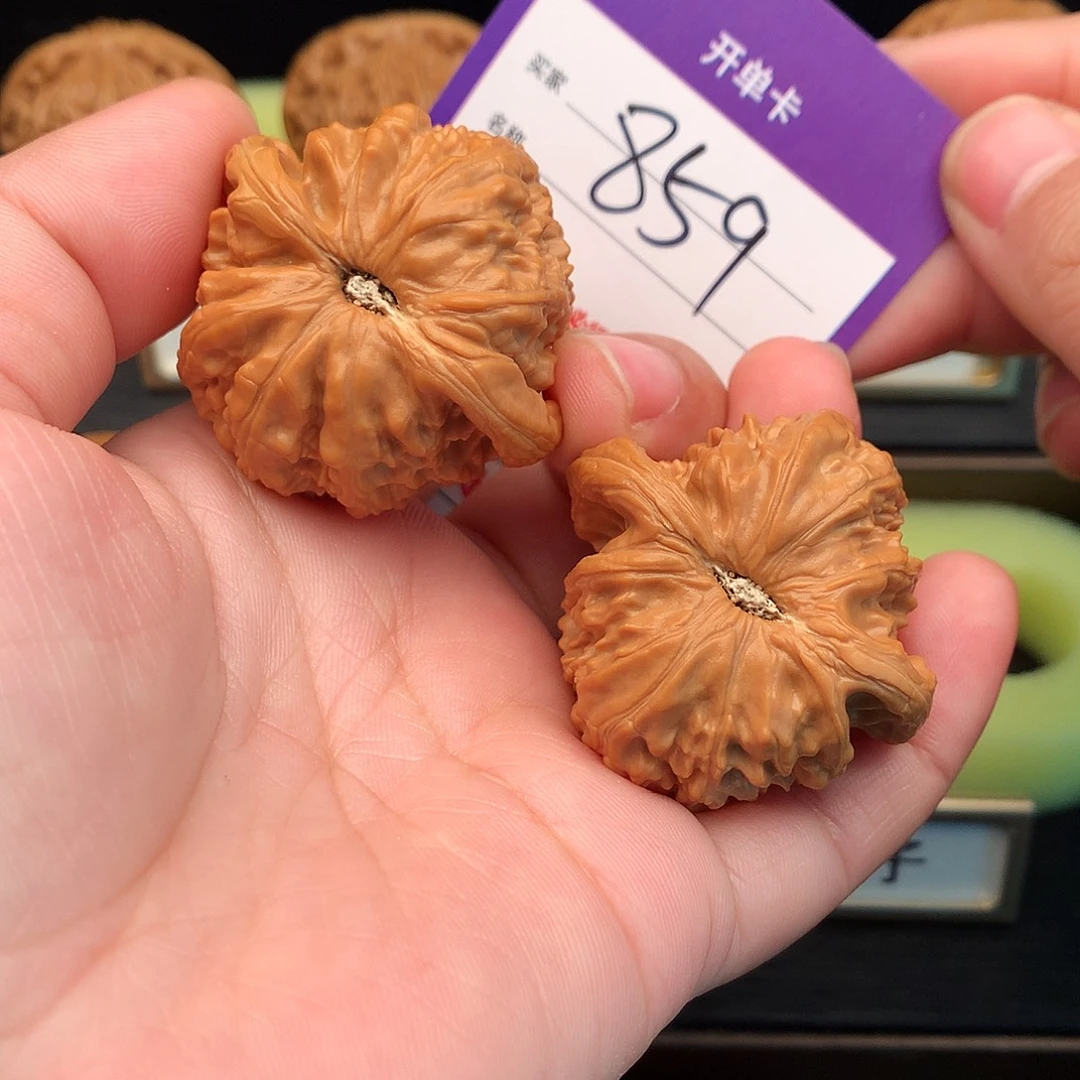 文玩核桃吊坠859号白狮子40