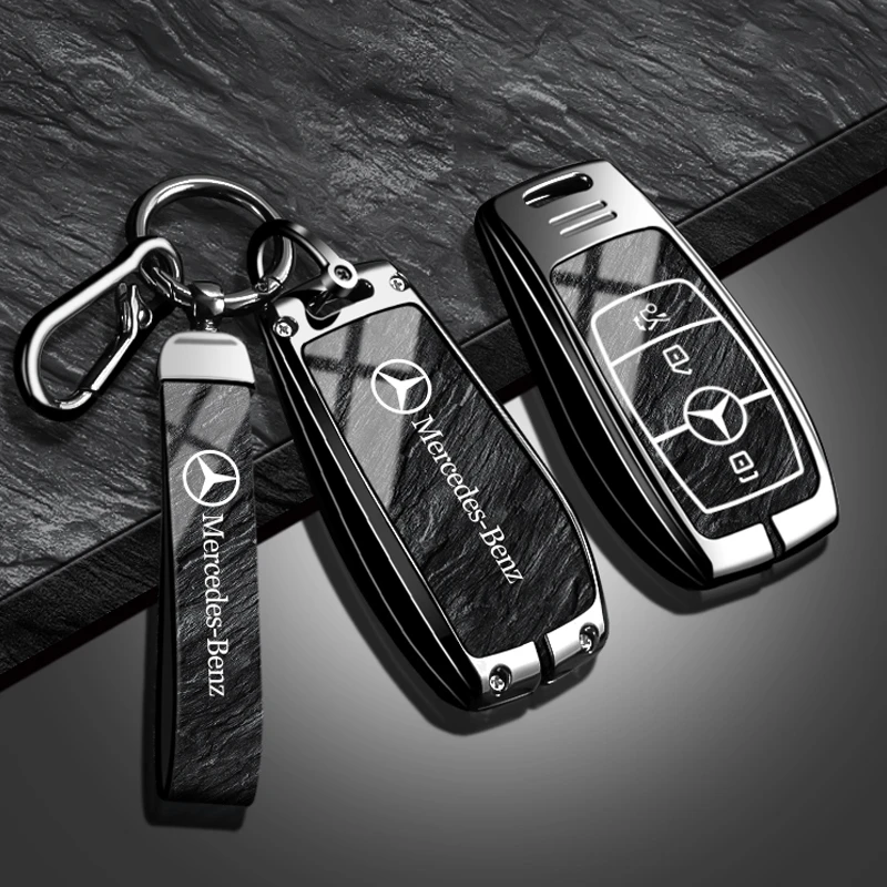 适用于奔驰c200l钥匙套A级E级C级glc300l/gla200/e300l汽车钥匙包