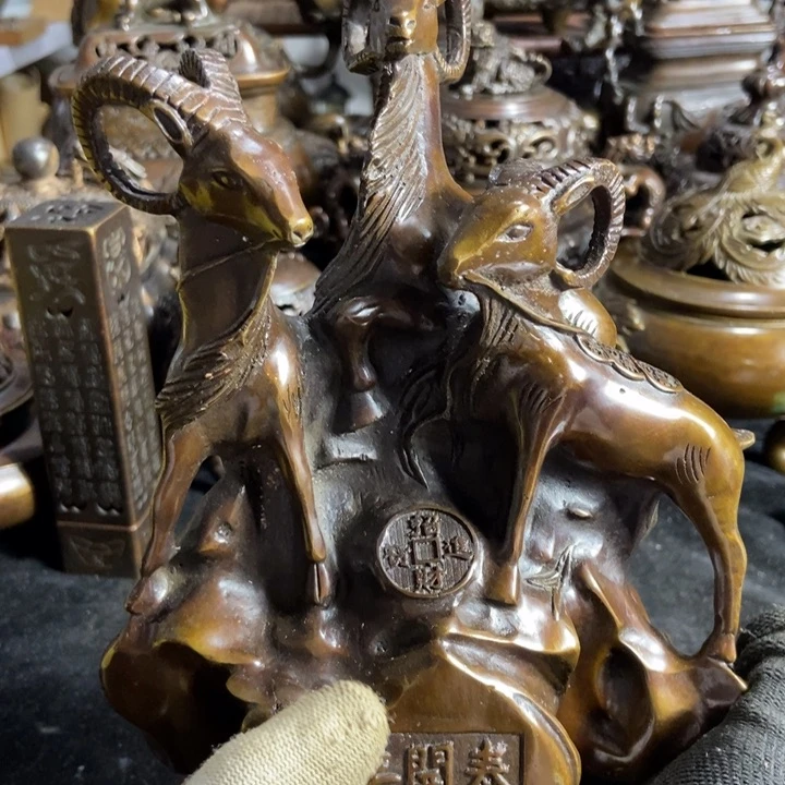 铜器工艺品摆件香炉摆件