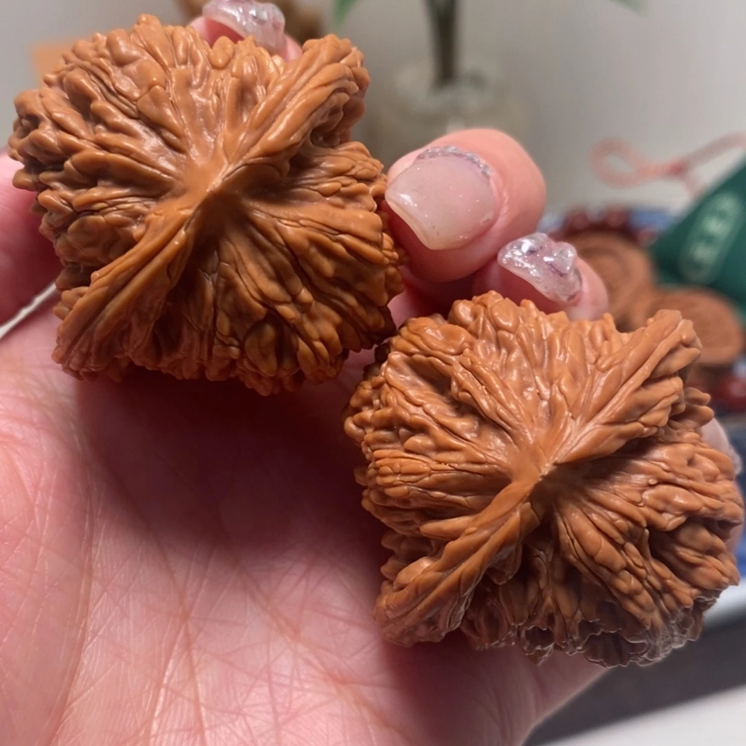 文玩核桃把件45尺寸全品四座楼