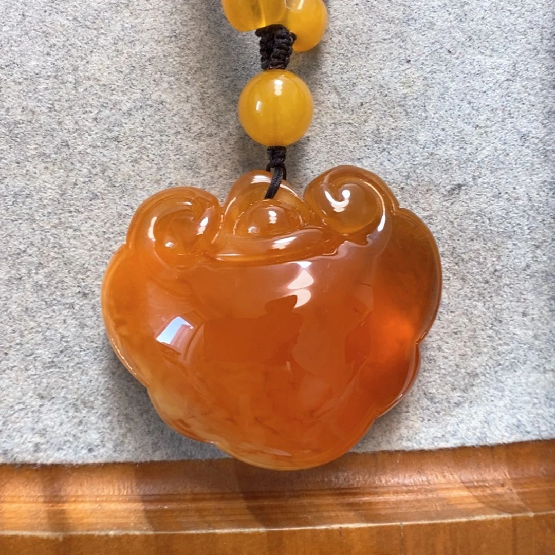 未镶嵌项链蜜蜡蜜蜡吊坠