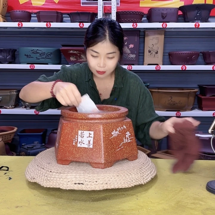 紫砂花盆宜兴紫砂工艺厂