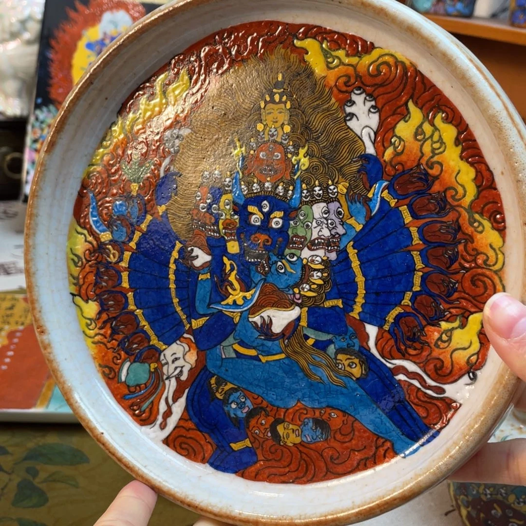 大威德金刚志野壶承