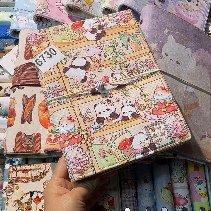 织绣A5 活页不加纸6730