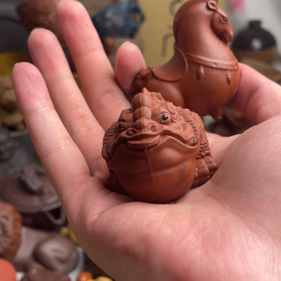 紫砂茶宠紫砂瑕疵