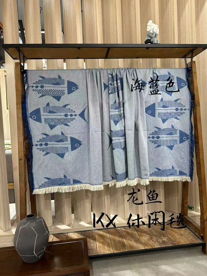 【海蓝色】1.5*2.0M冷感毯竹炭纤维柔软亲肤透气舒适可机洗四季可用