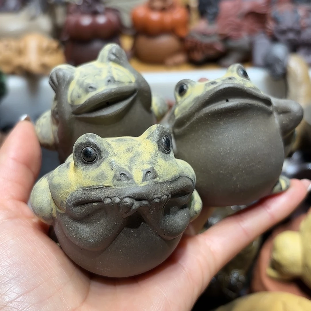 紫砂茶宠微瑕尾货听清再拍