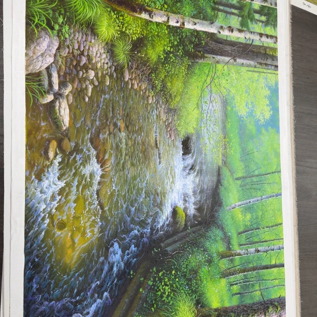 油画你在干嘛呢我在