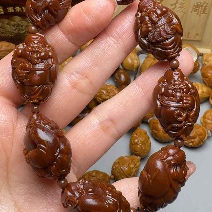 橄榄核手串/手链八大财神