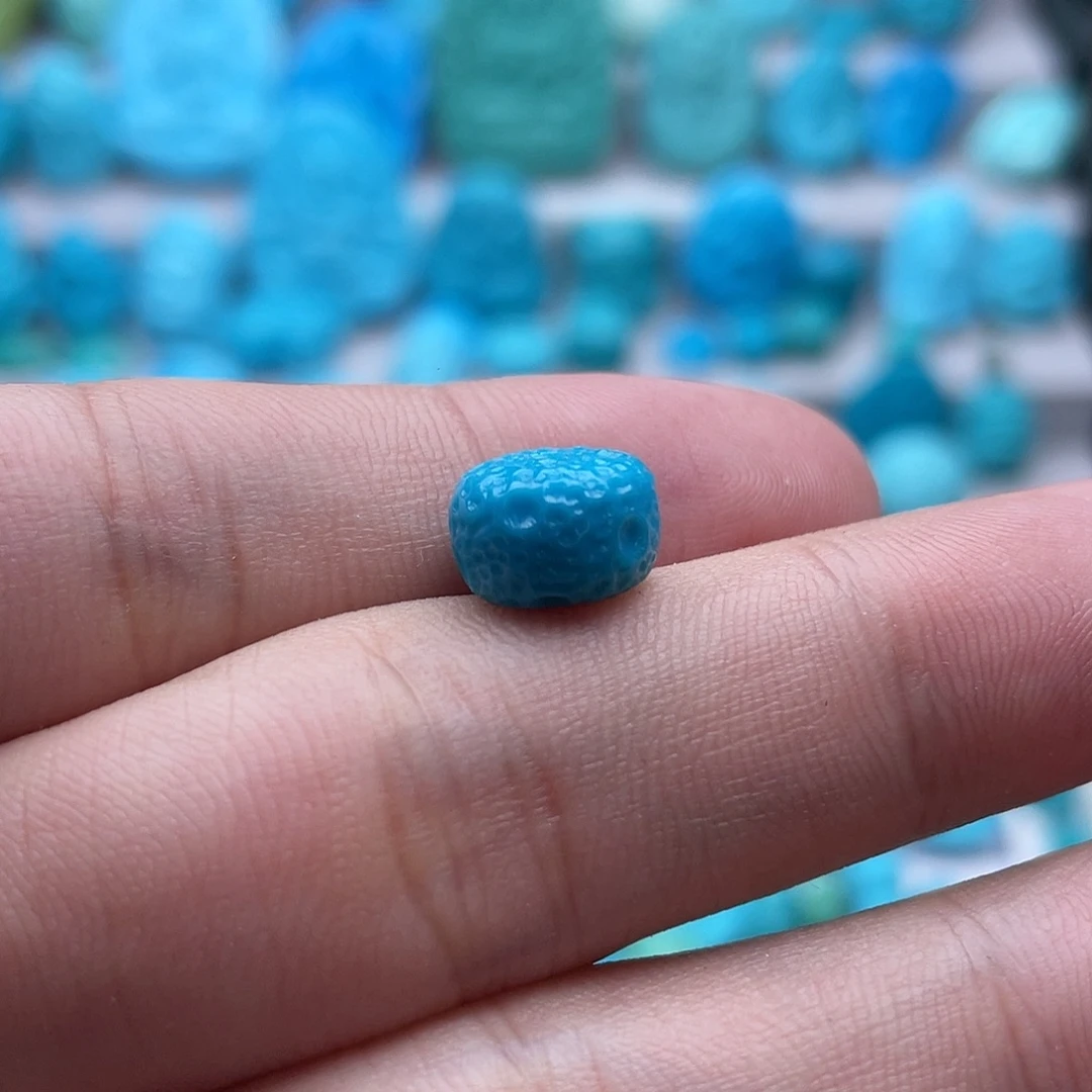 绿松石未镶嵌珠宝奇石10mm