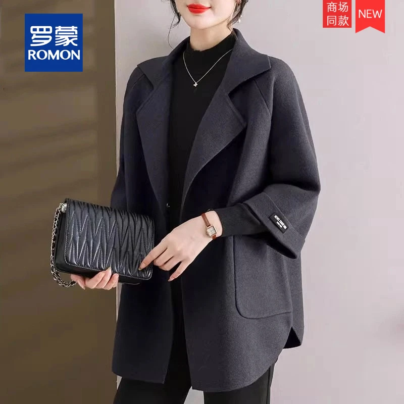 品牌轻奢中年妈妈秋装外套2025新款洋气高贵夫人中老年女毛呢大衣