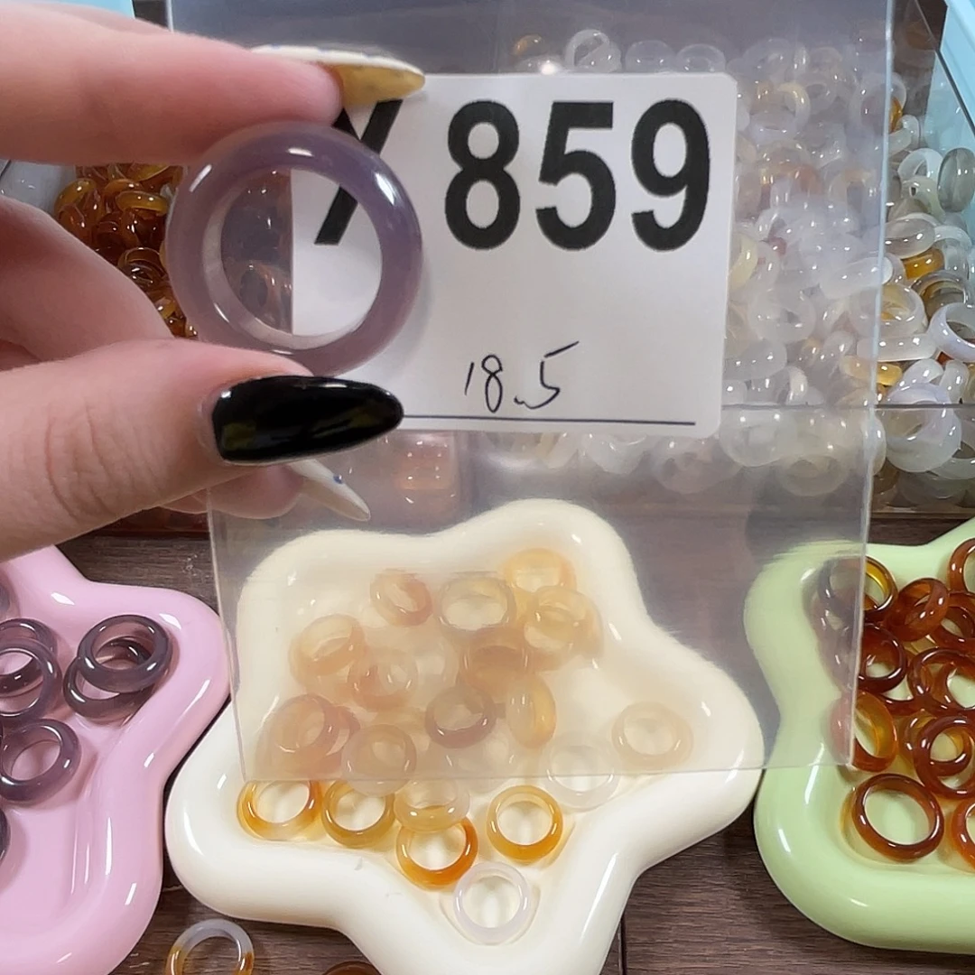 玛瑙/玉髓未镶嵌戒指859